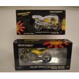 A Minichamps 1:12 motorcycle, Yamaha YZR-M1, boxed, Matchbox, Marklin and other die-cast vehicles,