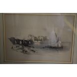 A pair of David Roberts aquatints,