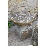 A staddle stone