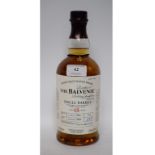 A bottle of Balvenie single malt Scotch whisky, 1996, bottled 2012, aged 15 years, 47.