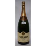 A magnum of Taittinger champagne, NV Condition report Report by GH Non vintage.