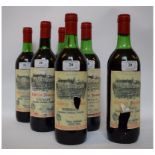 Six bottles of Chateau Jeanneau,