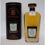 A bottle of Signatory Vintage Speyside single malt Scotch whisky, Glinisla, 1977, bottled 2015,