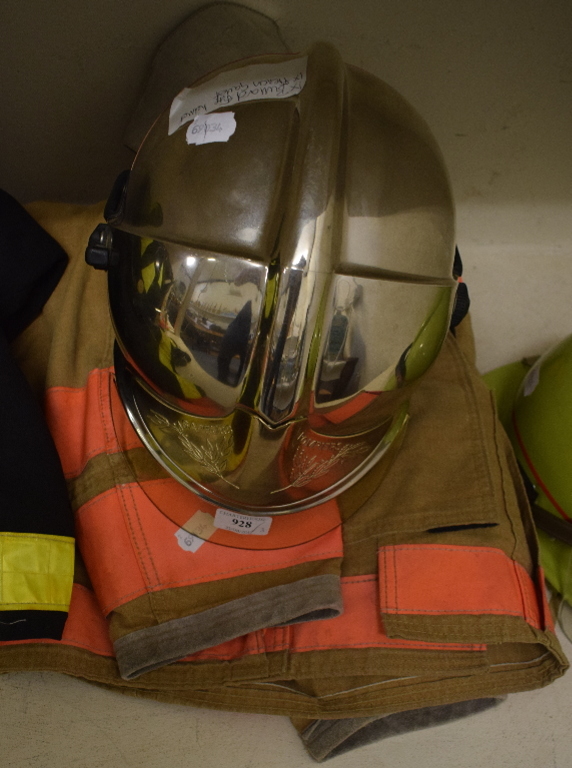 A French CGF Gallet firefighter's helmet, a Starlite firefighter's helmet, - Image 2 of 3