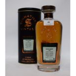A bottle of Signatory Vintage Speyside single malt Scotch whisky, Glen Grant, 1992, bottled 2014,