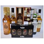 A bottle of Glenmorangie single highland malt Scotch whisky, aged ten years, 40% vol, with tube,