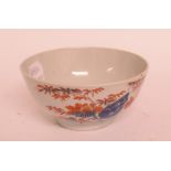 A Chinese porcelain bowl, decorated a la