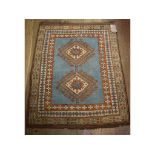 An Eastern rug,