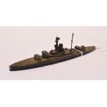 A Tremo die-cast war ship, Royal Sovereign,