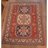 A Turkoman style rug, 157 x 119 cm,