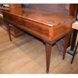 An early 19th century Longman & Broderip inlaid mahogany spinet,