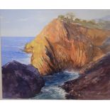 Brian Moore, The Crumple, Lulworth, watercolour, signed, 26.