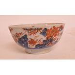 A Chinese porcelain bowl, decorated a landscape in Imari colours, 14.