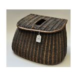 A wicker creel,