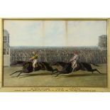 A pair of coloured horse racing prints, after J F Herring,