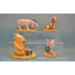 A set of Royal Doulton Winnie-the-Pooh limited edition figures, Eeyore Nose To The Ground, WP25,