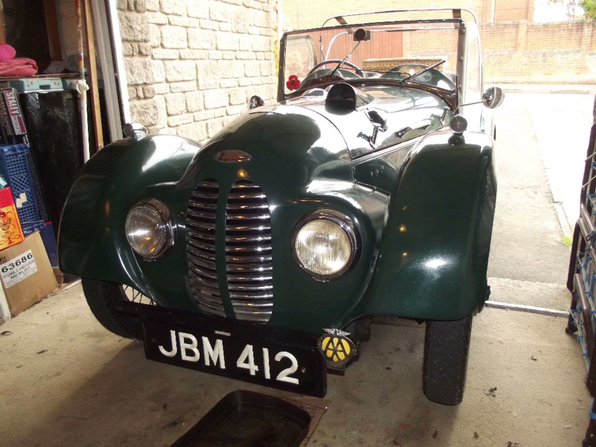 A 1934 Morris Minor sports special, registration number JBM 412, chassis number 34/MS42057,