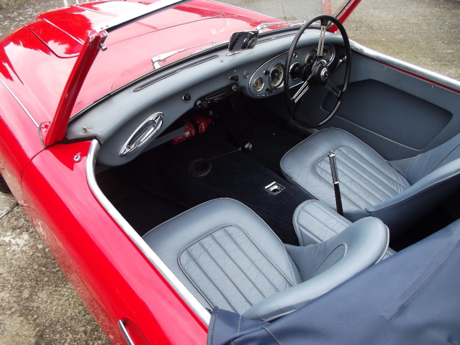 A 1959 Austin Healey 100-6, registration number ESK 939, chassis number BM4LS74919, Colorado red. - Image 2 of 6