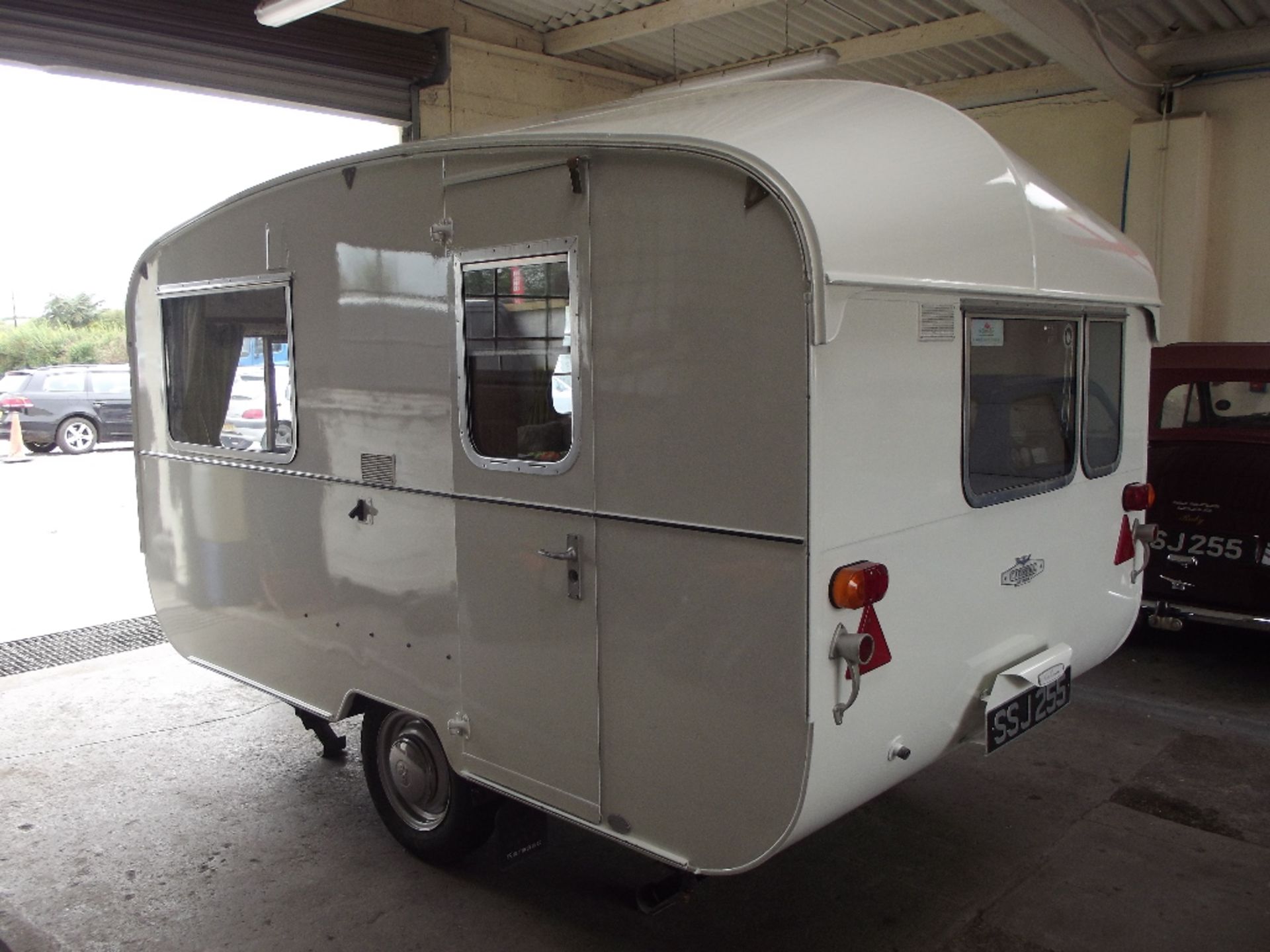 A 1962 Car Cruiser Carissma two berth caravan.