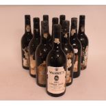 Ten bottles of Warre's vintage port,