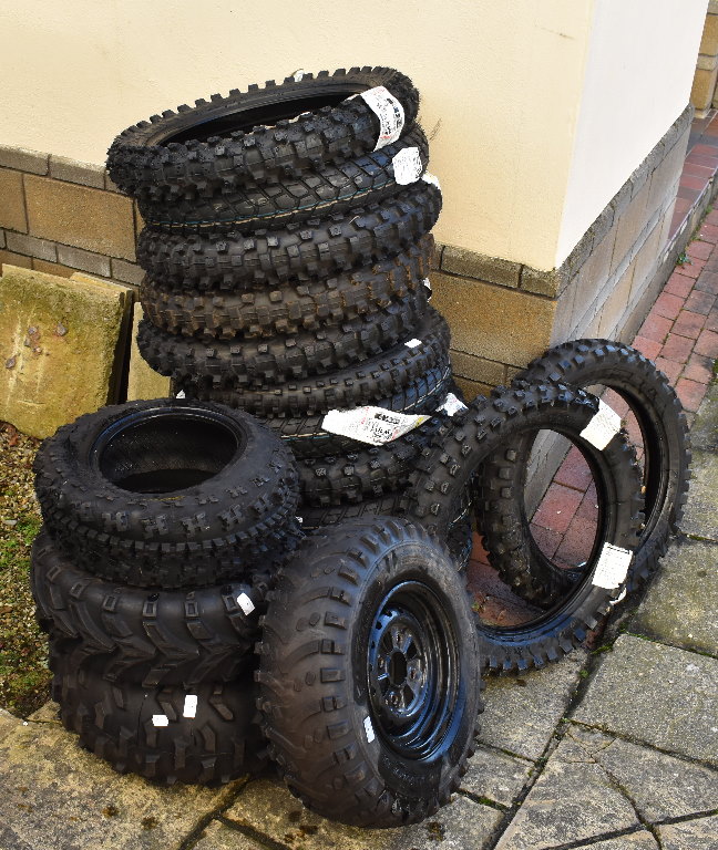 Assorted off road and road tyres, and wheels, various sizes and makes, - Image 2 of 9