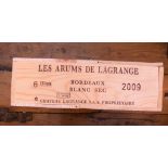 Six bottles of Les Arums De Lagrange, 2009,