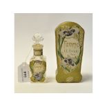 An L T Piver of Paris Art Nouveau cut glass scent bottle, boxed,