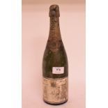 A bottle of Pol Roger champagne,