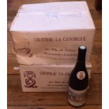 Twelve bottles of Chateau La Canorgue,