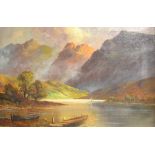 F Y Jamieson (?), Loch Fyne, oil on canvas, signed,