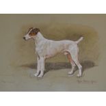 Frank Paton, a study of a terrier, watercolour, signed and dated 1900, 24 x 34 cm,