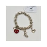 A Links of London silver charm bracelet