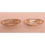 A pair of Gorham sterling silver dishes, approx. 1.