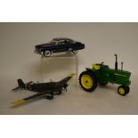 Assorted Danbury Mint and Franklin Mint die-cast vehicles and aircraft,