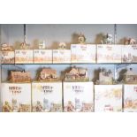 Forty eight Lilliput Lane groups, including Thatcher's and Three Feathers,