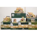 Fifty four Lilliput Lane groups, including The Cow & Calf of Ilkley Moor, L3058,