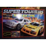 A Scalextric Super Tourers set, other Scalextric sets, board games, toys,