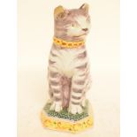 A faience cat, 18.