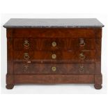 A Continental commode chest, having a ma