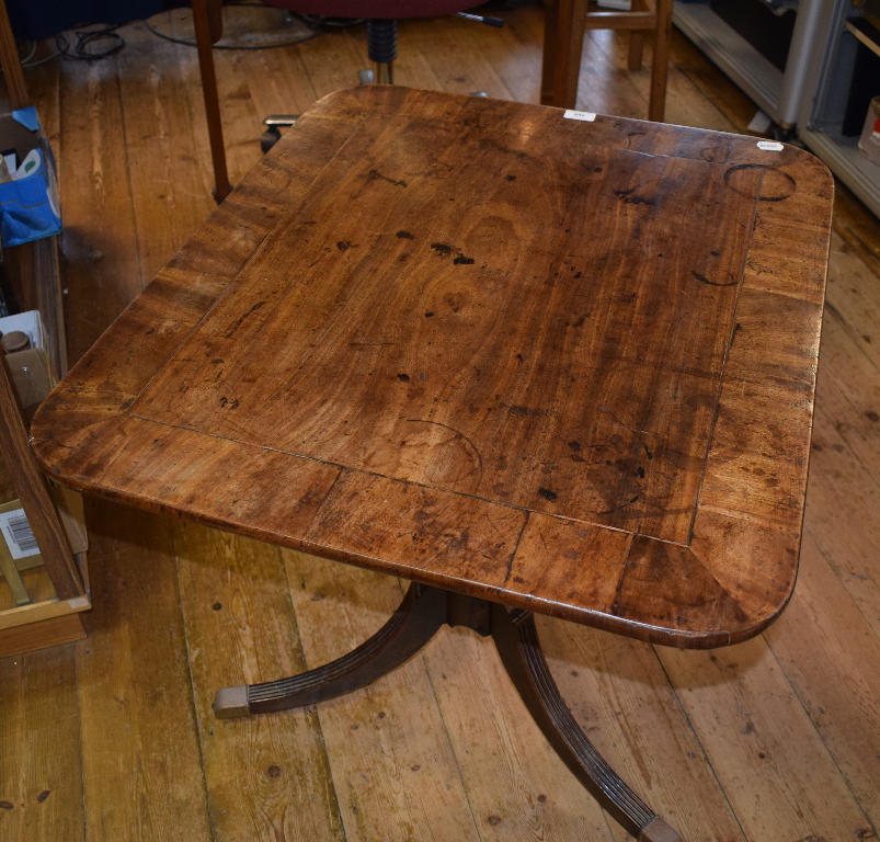 A 19th century mahogany tripod table, 77 - Image 7 of 7