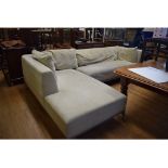 A Ligne Roset large L shaped settee, in