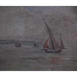 English school, a seascape, oil on canva