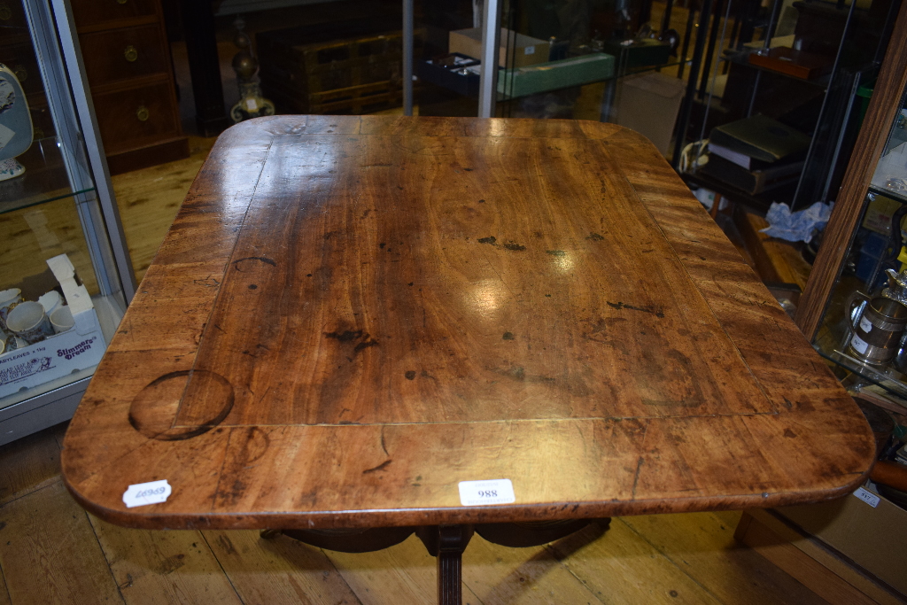 A 19th century mahogany tripod table, 77 - Image 6 of 7