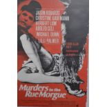 Movie poster: Murders in The Rue Morgue,