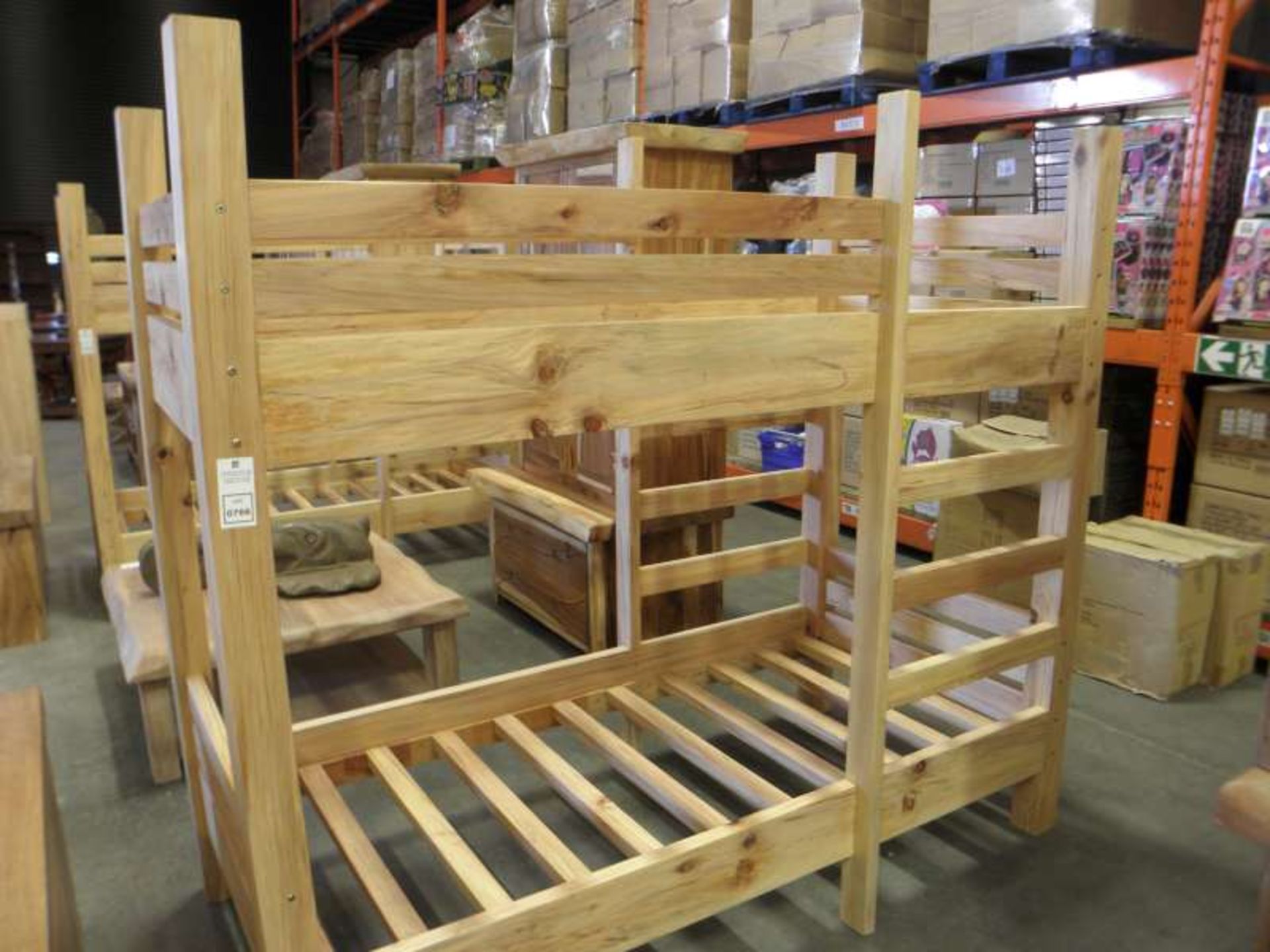 NATURAL SOLID WOOD BUNKBEDS RRP £995