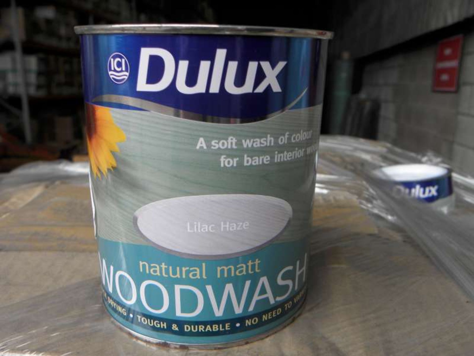 36 X 750 ML TINS OF DULUX LILAC HAZE NATURAL MATT WOODWASH IN 6 BOXES