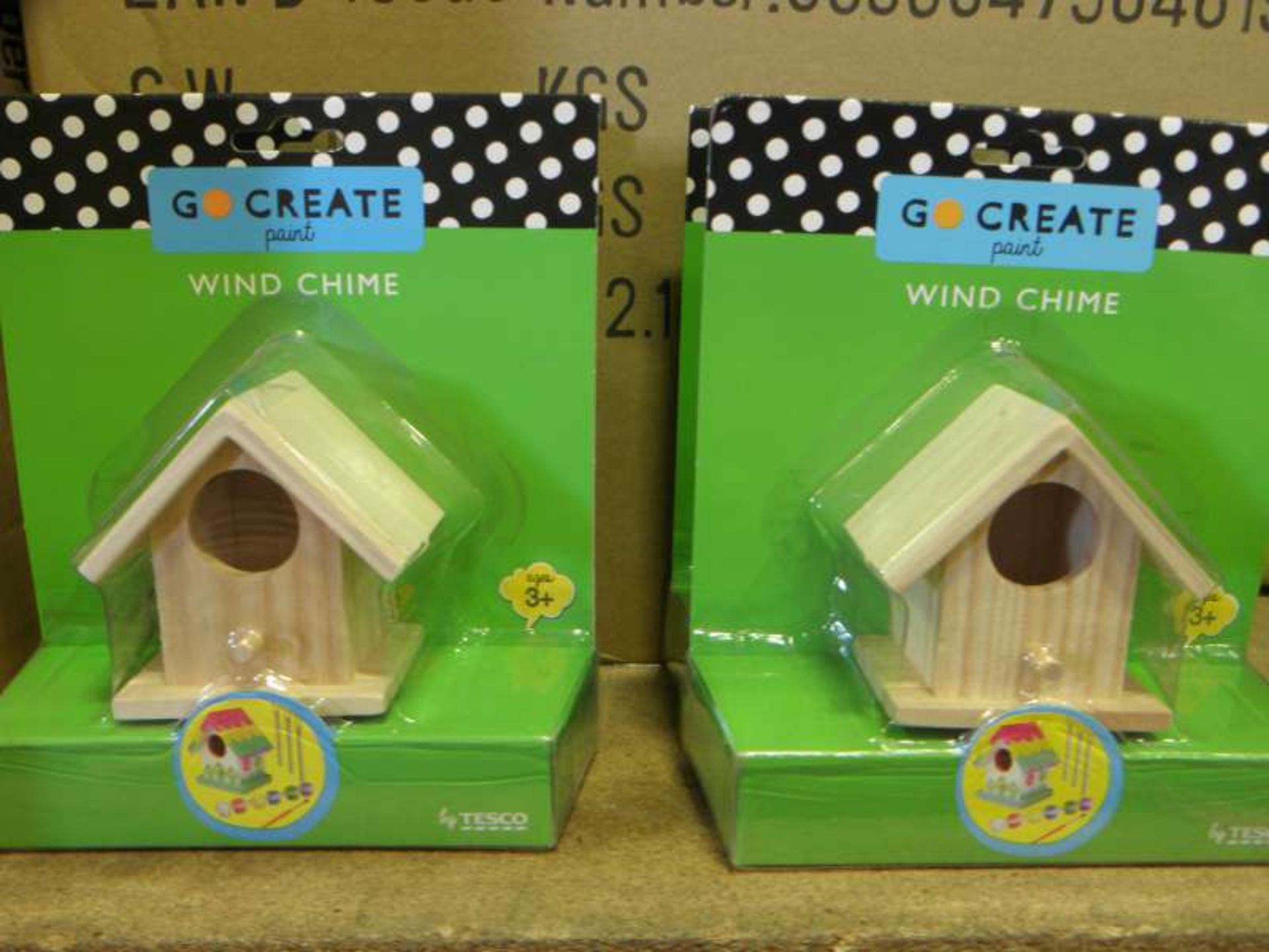 144 X GO CREATE PAINT WIND CHIMES IN 2 BOXES