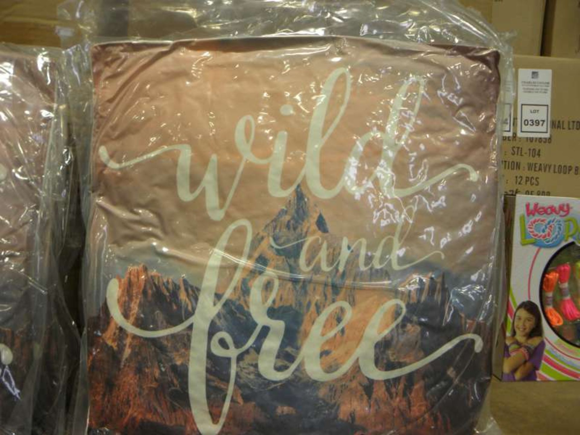 36 X BRAND NEW WILD AND FREE MOUNTAIN CUSHIONS IN 3 BOXES