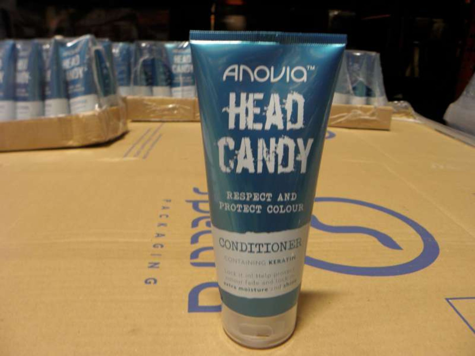 120 X 200 ML TUBES OF ANOVIA HEAD CANDY RESPECT AND PROTECT COLOUR CONDITIONER IN 10 PACKS