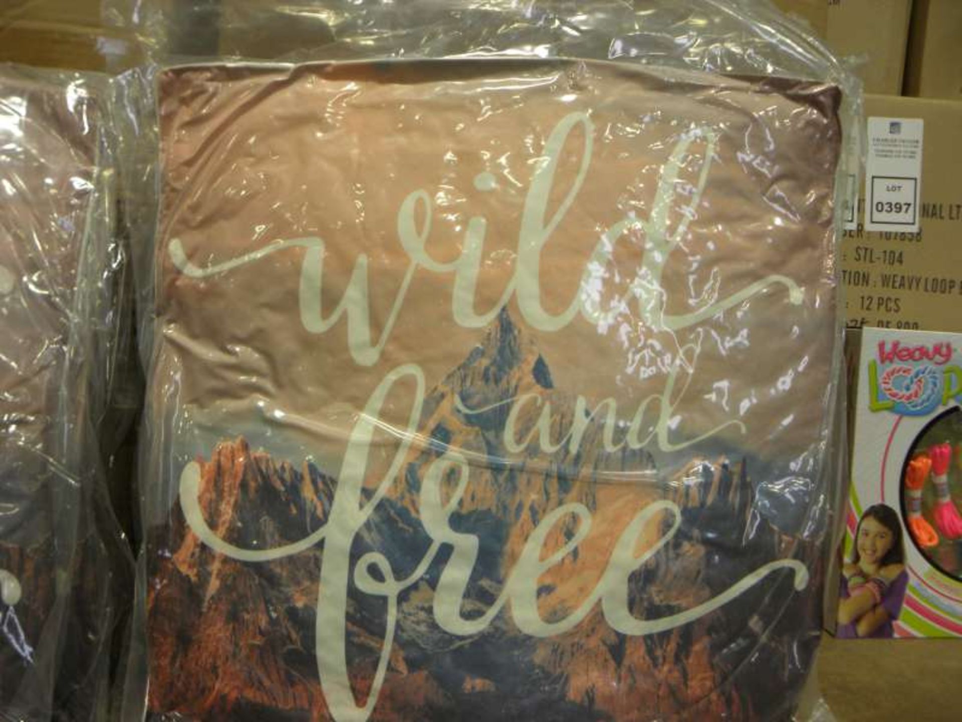 36 X BRAND NEW WILD AND FREE MOUNTAIN CUSHIONS IN 3 BOXES